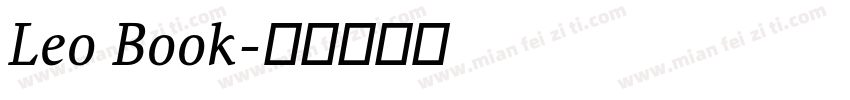 Leo Book字体转换